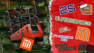 LAS 25 CURIOSIDADES DEL STC METRO DE CDMX FT. JONATHAN RCZ !!! FELIZ NAVIDAD !!!🎄🎅🪅🚇🇲🇽