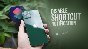 How to Disable Shortcut Notifications on iPhone (tutorial)
