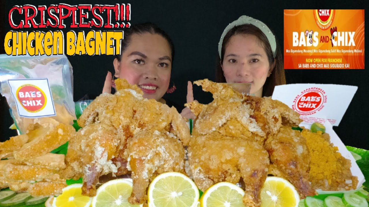 CRISPIEST CHICKEN BAGNET SISIG PAMPANGA MUKBANG | BABS AND CHIX CHICKEN ...