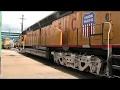 Inside the Worlds largest operating diesel locomotive Union Pacific DD40X 6936 Cheyenne, Wyoming.