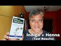 Indigo Powder for hair  || Indigo + Henna hair dye test results || henna indigo hair dye