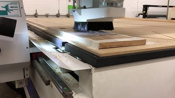 Piranha ATC Router - Tool Change and Cutting Pocket Hole in Wood