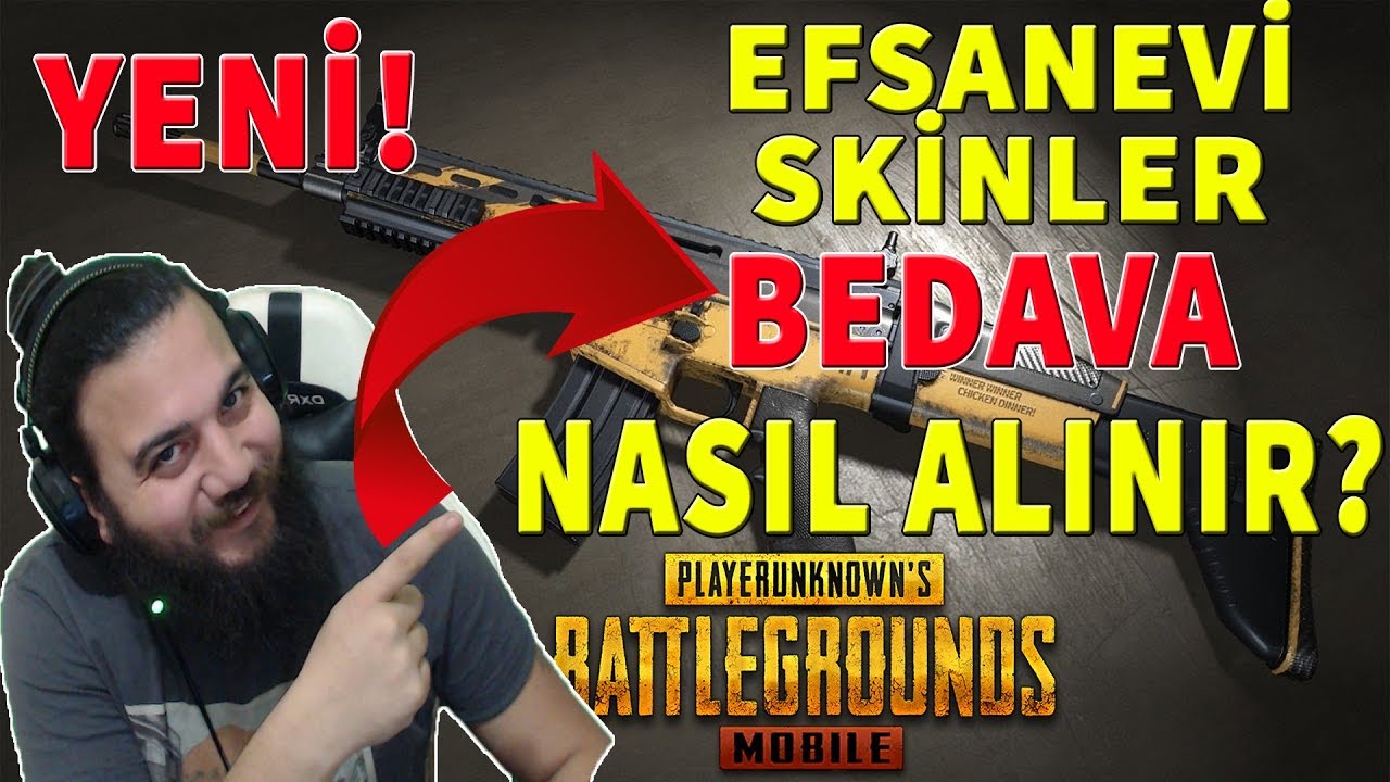 PUBG Mobile BEDAVA SKÄ°N ALMA ! %100 Ã‡alÄ±ÅŸÄ±yor! - 