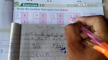 CLASS-1 MITTSURE MATHEMATICS CHAPTER-2 NUMBERS FROM ZERO TO NINE(EXERCISE 2D Q. NO. 1AND 2)PART-8