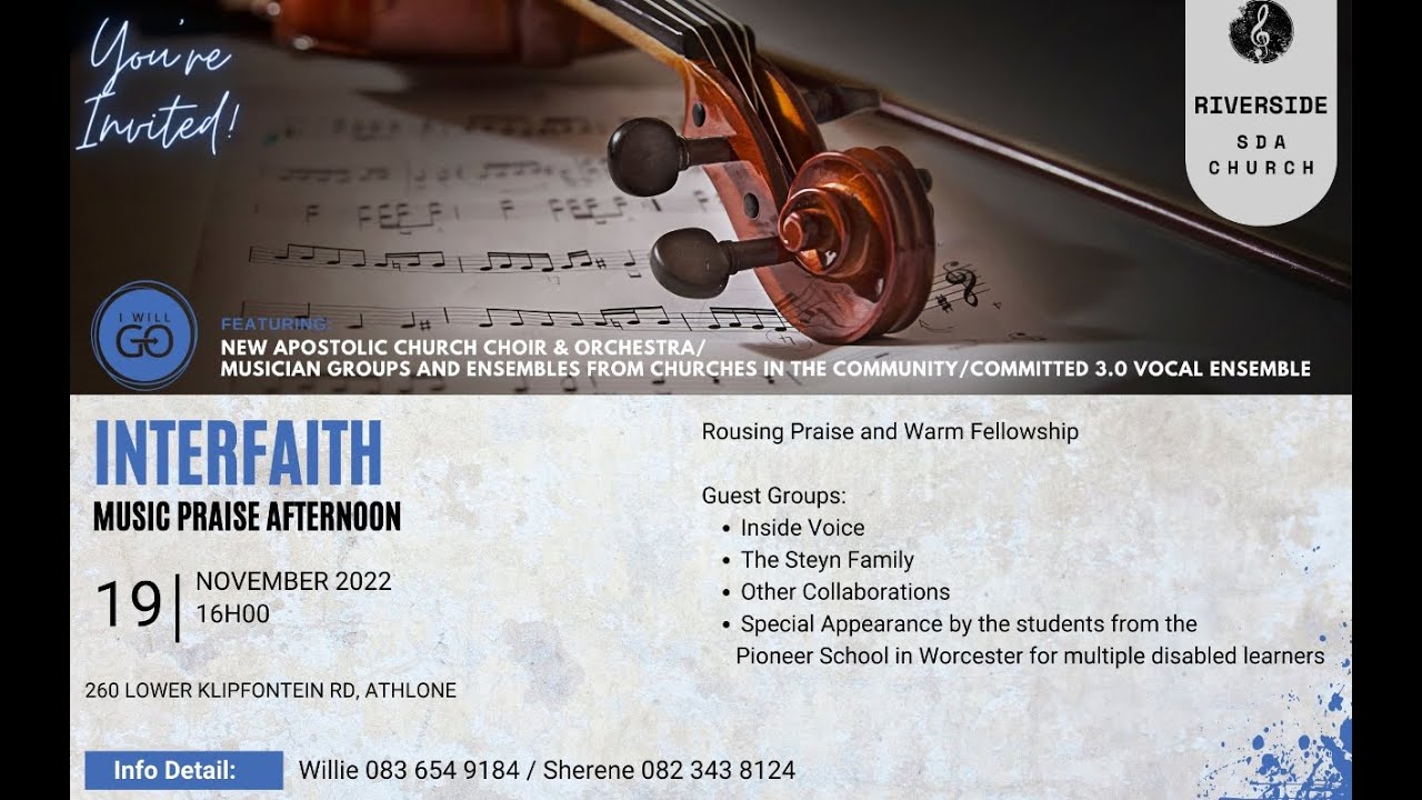 Inter-Faith Music Praise Afternoon - YouTube