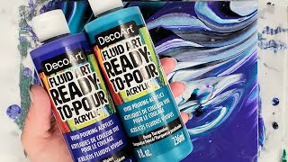 Review of Decoart Pouring Paint and Artist's Loft Pouring Canvas