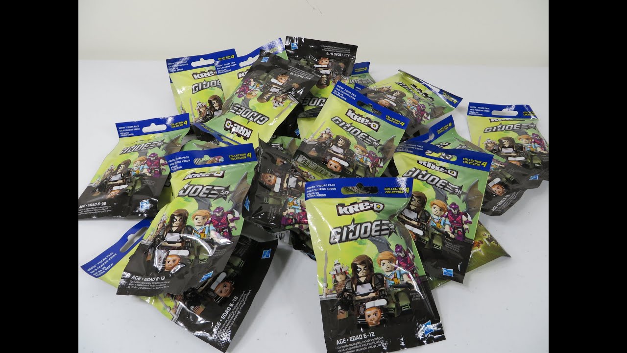 Kre O Kreo GI Joe Wave Collection 4 Blind Mystery Bag Figure Kreon Opening Toy Review