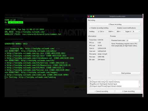 Recon : Dirb Scanner : Web Discovery