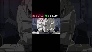 RX- 0 Unicorn vs 00 Qan[T]: Power vs Understanding #gundam #mobilesuitgundamunicorn #anime