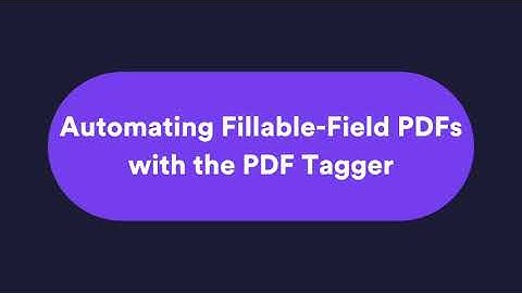 Automating PDFs with Gavel PDF Tagger