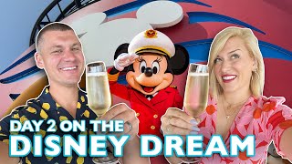 The BEST Day Aboard The DISNEY DREAM | Palo Brunch, Animator's Palette, Spa, Games | Cruise Line