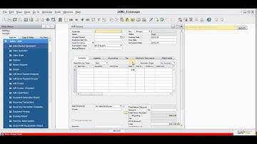Working With SAP Business One System Form - Part 1