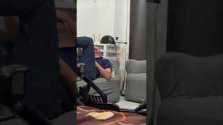 Toddler Playfully Swings at Dad Who Laughs It Off
