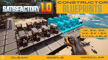 Modular Constructor Blueprints Satisfactory 1.0 Factory Blueprint Guide Ep. 2