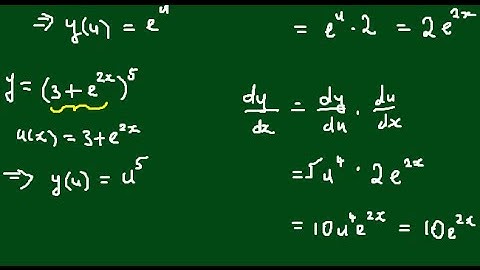 Using the Chain Rule of Differentiation - 3 Examples