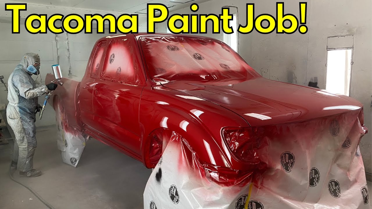 Our 1998 Toyota Tacoma Gets a Fresh Complete Paint Job!!