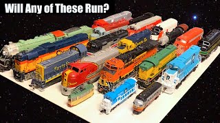 MEGA Vintage Locomotives Mail Unboxing  Will Any Run?