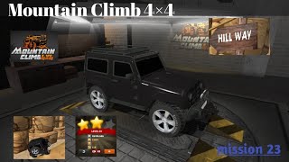 Mountain climb 4×4 in mission 23 #video #gaming #mountainclimb #car #mission  screenshot 3