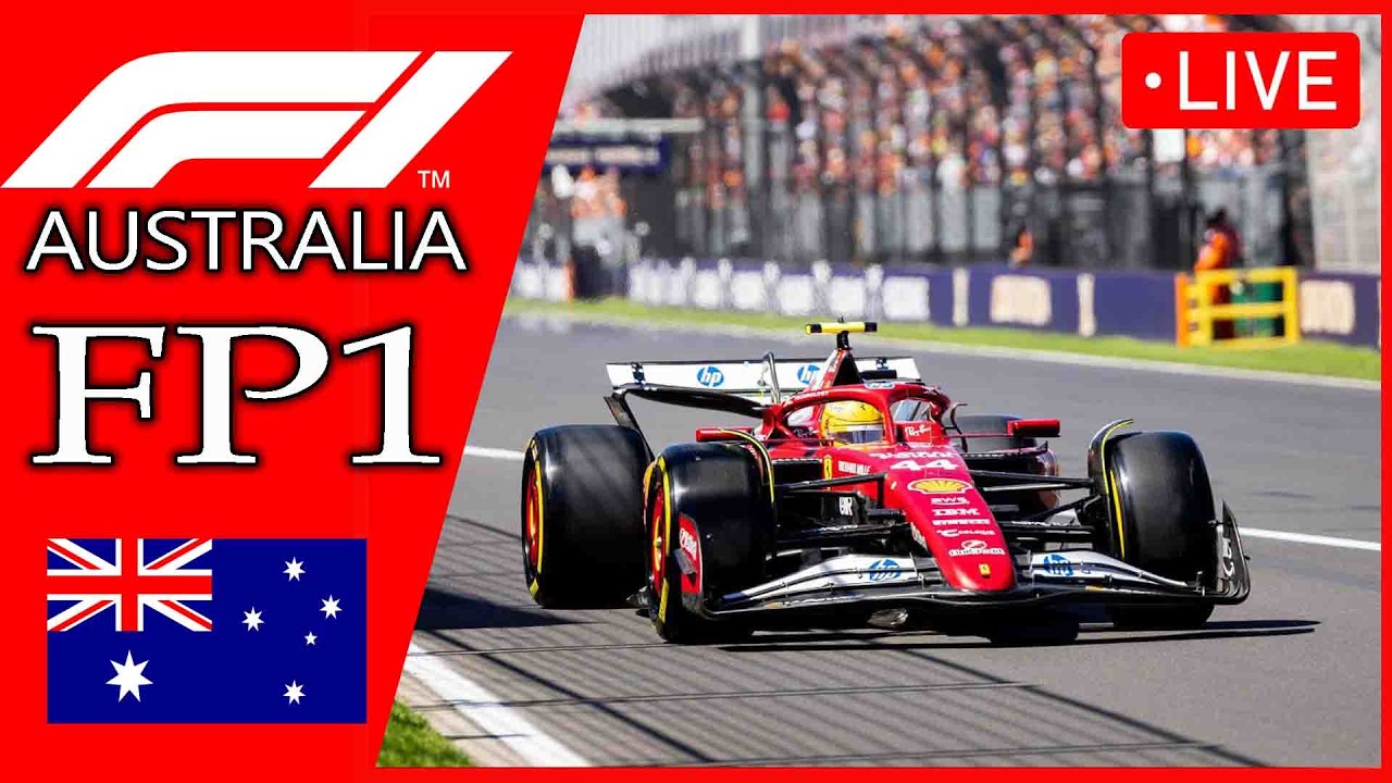 🔴 Full Race F1 LIVE Australian GP FP1 - Live Timings + Commentary