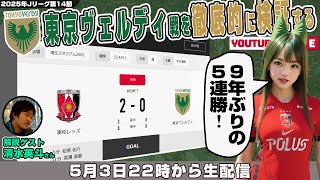 清水英斗さんとJ1リーグ第14節「浦和レッズvs東京ヴェルディ」を徹底的に振り返るライブ配信