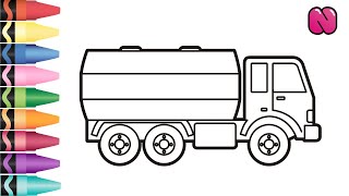 Truk Tangki, Menggambar Untuk Anak Tk Dan Sd Belajar Bahasa Inggris Belajar Menggambar