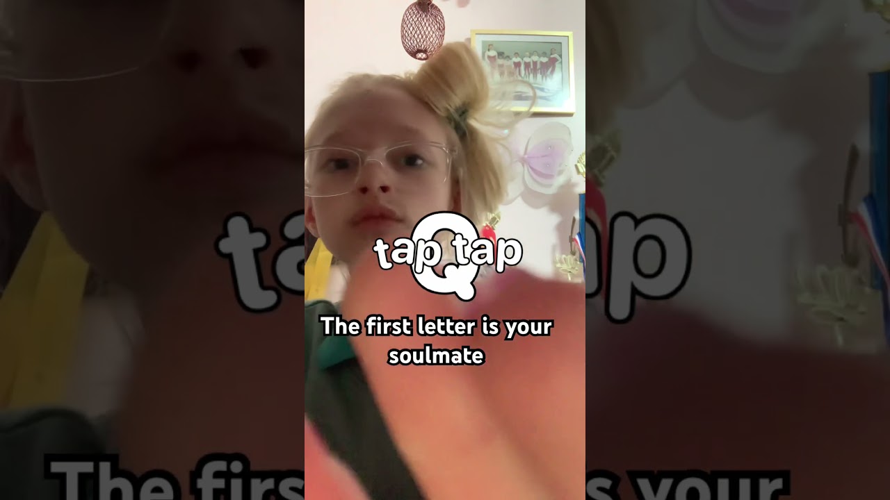 I the first letter you get is your soul mate