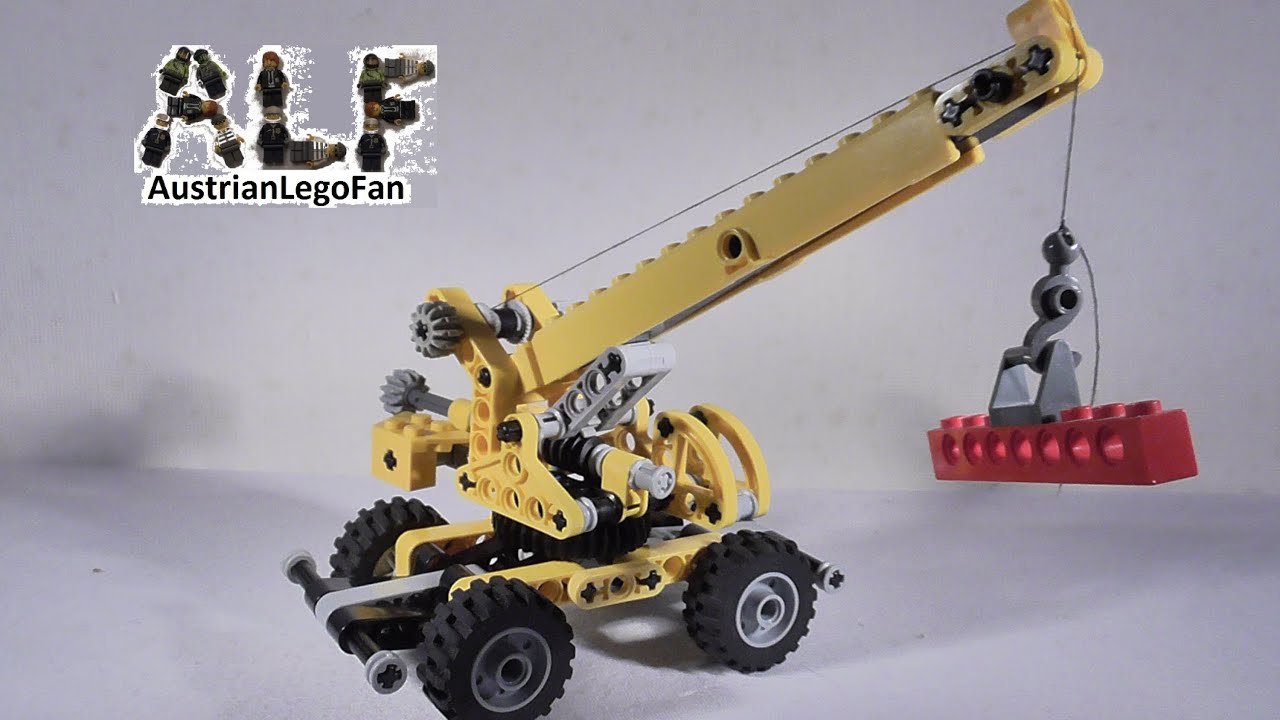 maling mikroskop tårn Lego Technic 8270 Rough Terrain Crane / Mini Geländekran - Lego Speed Build  Review - YouTube