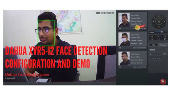 Dahua AI XVR5-I2 Face Detection Configuration and Demo | Urdu