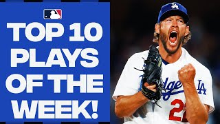 Top 10 Plays Of The Week Dominant Kershaw, Bellinger Returns To La And More