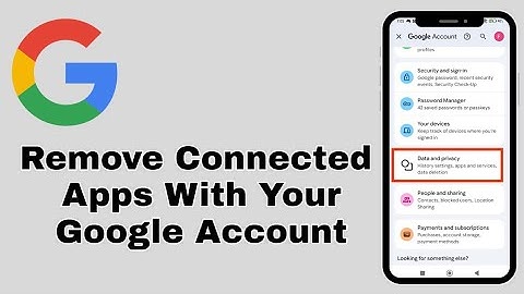 How to Remove Connected Apps from Google Account | Privacy Settings Guide (2025)