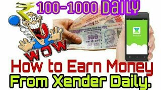 You can earn money from xender app. need to install app and login the
follow instructions. easy simple. points withdraw f...