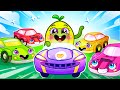 Colorful Cars 🚗🌈 Kids Learn Colors with Fun 🎶Pit &amp; Penny Funny Stories 🥑