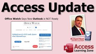 New Microsoft Outlook Not Ready - Important for Microsoft Access Users to Know
