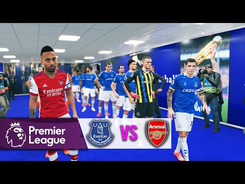 Everton v Arsenal - Premier League 2021/22 | PES 2021 Realism Mod Prediction