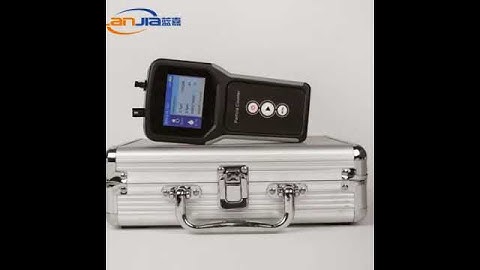 Handheld particle counter picture