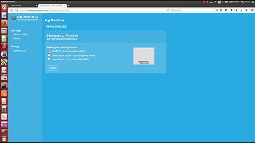 Heatpump monitor setup