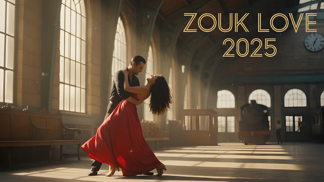 💖 Romantic Zouk Love 2025 | Elegant Dance in a Dreamy Space 🎶