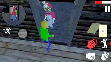 Branny Baldi Basics & Ice Scream Granny 3 Neighbor | Gameplay Walkthrough Part 1 | Gameplay HD