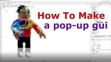 Roblox Scripting Tutorial How To Make a Pop Up GUI