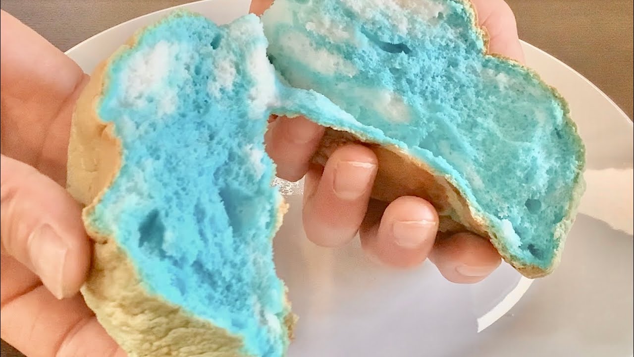卵白消費 材料3つ ハンドミキサー無しでも出来るフワフワ雲パン Youtube
