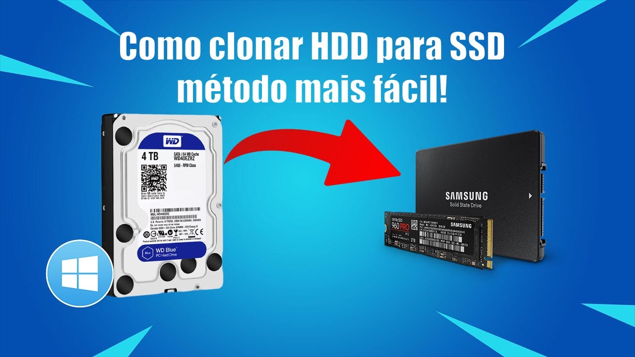 Método mais fácil de como clonar HDD para SSD (Deixe seu computador ...