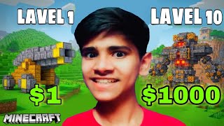 "LEVEL 1 TO LEVEL 10 MINECRAFT  TNT CANNONS MADE