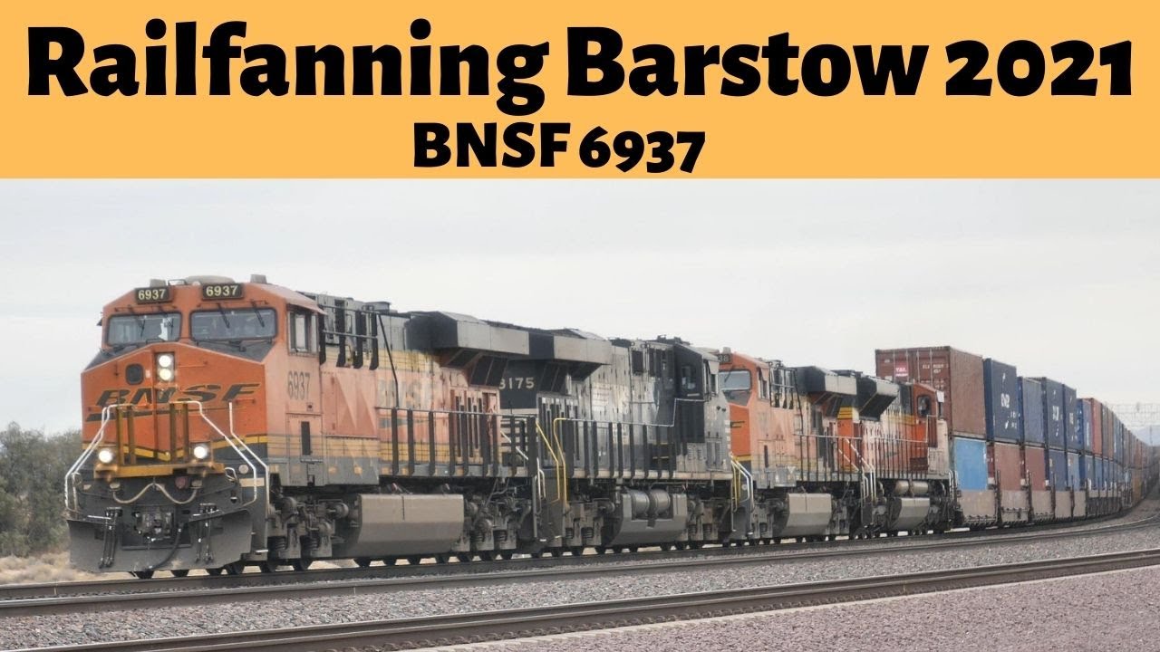BNSF 6937 WB BNSF Intermodal Train S-FRESCO1-11