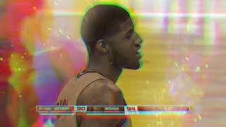Paul George Drains the Deep 3 Pointer