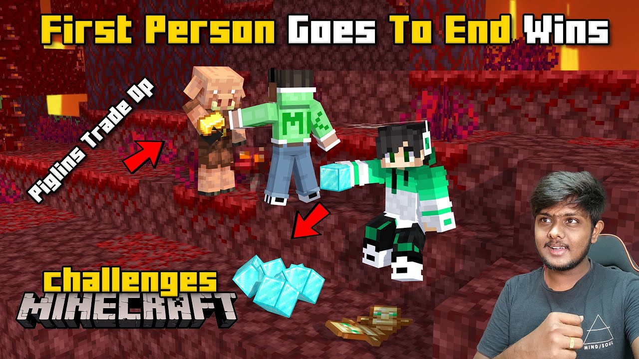 Who Ever Went To End First Wins | Minecraft In Telugu | GMK GAMER