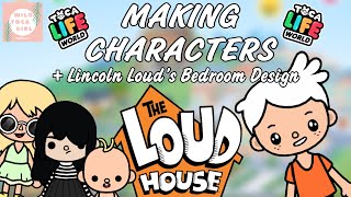 THE LOUD HOUSE CHARACTERS IN TOCA LIFE! 😄 + LINCOLN LOUD BEDROOM DESIGN! ✨ TOCA BOCA 🌎 screenshot 5