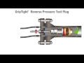 GripTight Reverse Pressure Test Plug