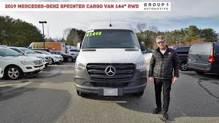 2019 Mercedes-Benz Sprinter Cargo Van 2500 144 Rwd Video Tour With Roger