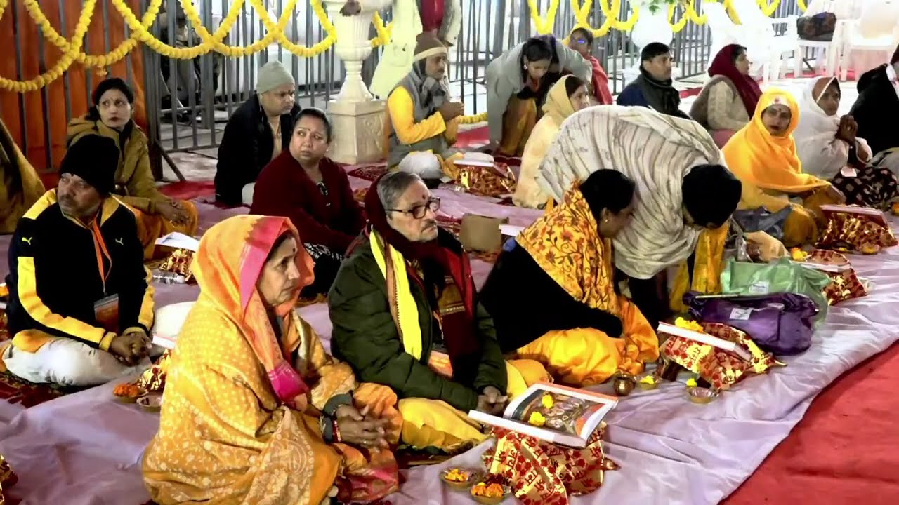 राम मंदिर में प्रतिष्ठा द्वादशी का पावन उत्सव  30/12/2025