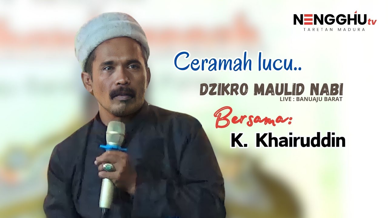 K Khairuddin | Live Masjid Raudhatul Jannah Banuaju Barat | NENGGHU TV